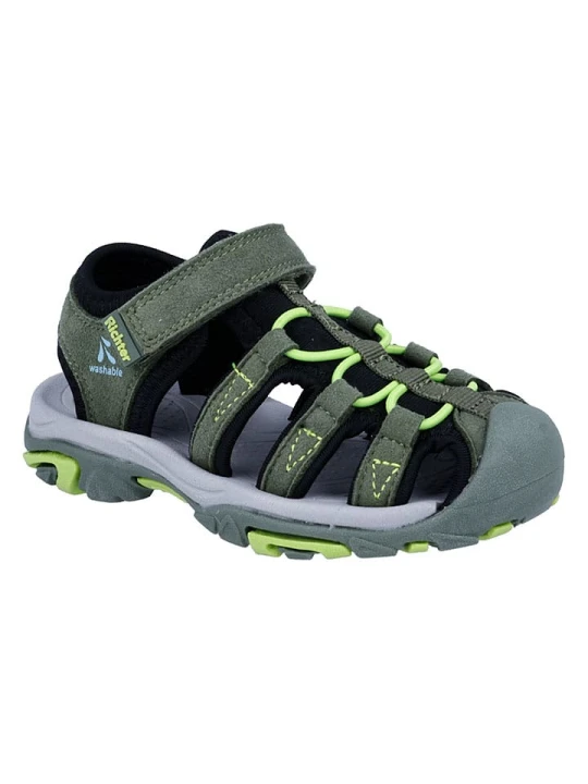 Zdjęcie produktu Richter Shoes Półsandały "Boulder" w kolorze khaki rozmiar: 26