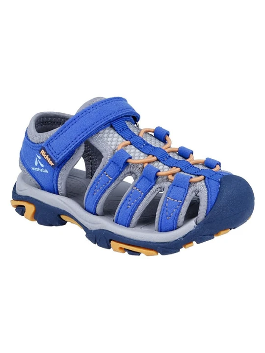 Zdjęcie produktu Richter Shoes Półsandały "Boulder" w kolorze niebieskim rozmiar: 34
