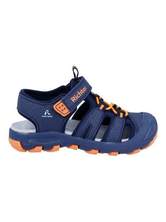 Zdjęcie produktu Richter Shoes Półsandały "Bumper" w kolorze granatowym rozmiar: 35