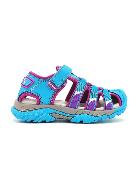 Zdjęcie produktu Richter Shoes Półsandały w kolorze błękitno-fioletowym rozmiar: 38