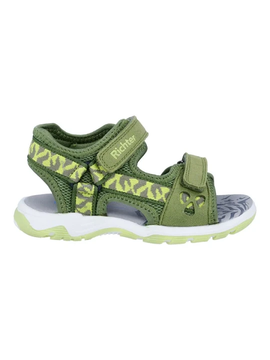 Zdjęcie produktu Richter Shoes Sandały "Leon" w kolorze zielonym rozmiar: 29