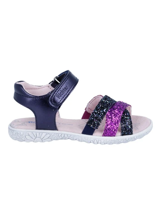 Zdjęcie produktu Richter Shoes Sandały "Sole" w kolorze granatowo-fioletowym rozmiar: 27