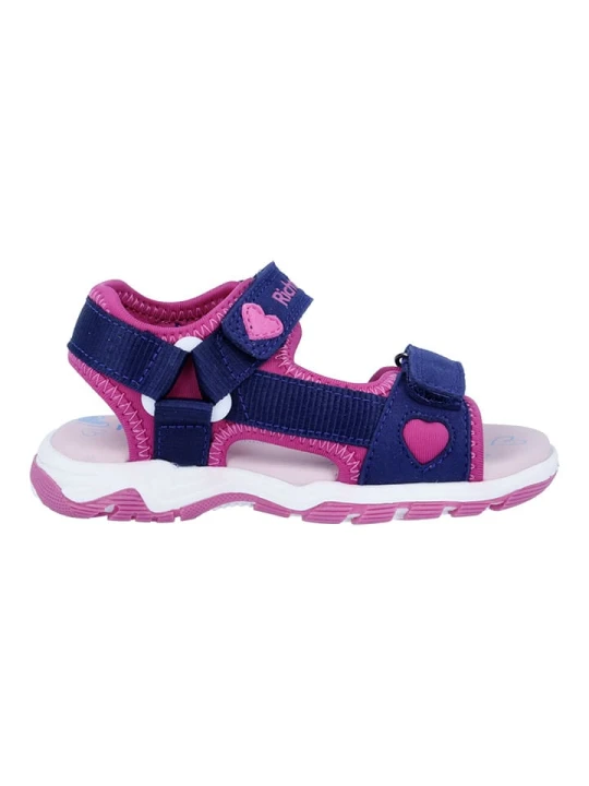 Zdjęcie produktu Richter Shoes Sandały w kolorze granatowo-różowym rozmiar: 31