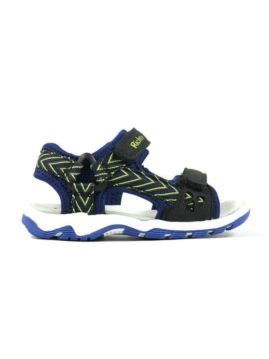 Zdjęcie produktu Richter Shoes Sandały w kolorze niebiesko-czarnym rozmiar: 27