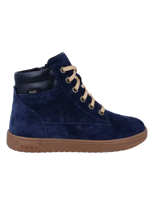 Zdjęcie produktu Richter Shoes Skórzane botki "1893" w kolorze granatowym rozmiar: 37