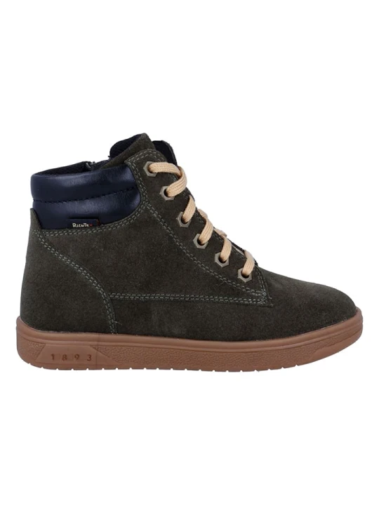 Zdjęcie produktu Richter Shoes Skórzane botki "1893" w kolorze khaki rozmiar: 32