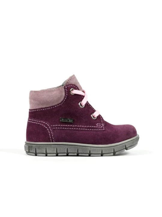 Zdjęcie produktu Richter Shoes Skórzane botki w kolorze fioletowym rozmiar: 26