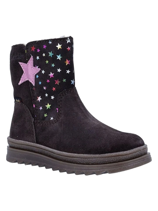 Zdjęcie produktu Richter Shoes Skórzane botki zimowe "Anna" w kolorze brązowym rozmiar: 27
