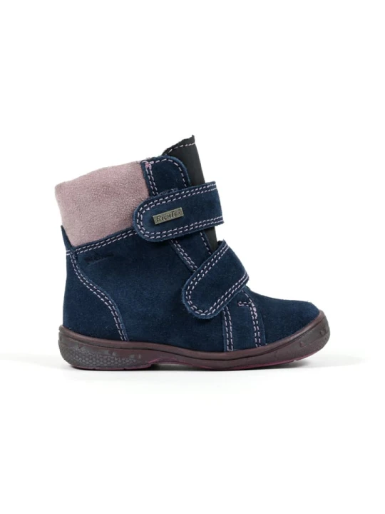 Zdjęcie produktu Richter Shoes Skórzane botki zimowe w kolorze granatowym rozmiar: 28