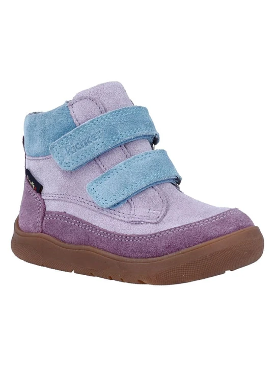 Zdjęcie produktu Richter Shoes Skórzane buty barefoot "Samy" w kolorze błękitno-fioletowym rozmiar: 30