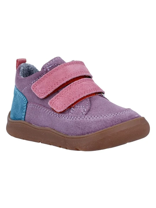 Zdjęcie produktu Richter Shoes Skórzane buty barefoot "Samy" w kolorze jasnoróżowo-fioletowym rozmiar: 30