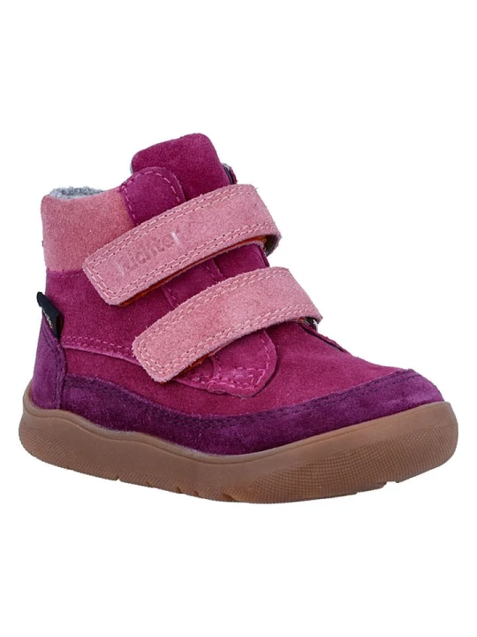 Zdjęcie produktu Richter Shoes Skórzane buty barefoot "Samy" w kolorze jasnoróżowo-fioletowym rozmiar: 35