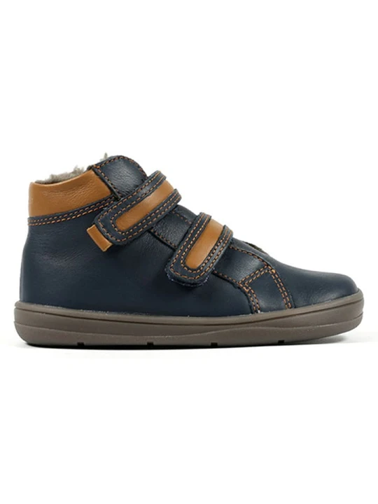Zdjęcie produktu Richter Shoes Skórzane buty "Dash" w kolorze granatowymb do chodzenia na boso rozmiar: 26