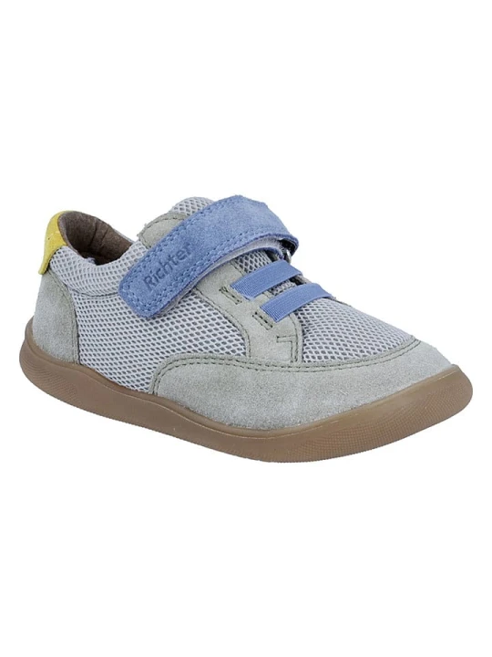 Zdjęcie produktu Richter Shoes Skórzane buty "Samy" w kolorze szarym do chodzenia na boso rozmiar: 30