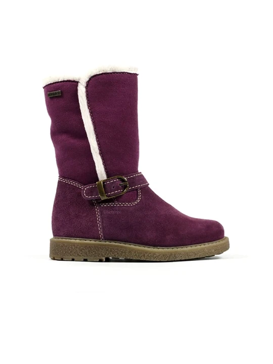 Zdjęcie produktu Richter Shoes Skórzane kozaki w kolorze fioletowym rozmiar: 33