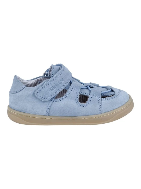 Zdjęcie produktu Richter Shoes Skórzane półsandały "Dash" w kolorze błękitnym rozmiar: 31