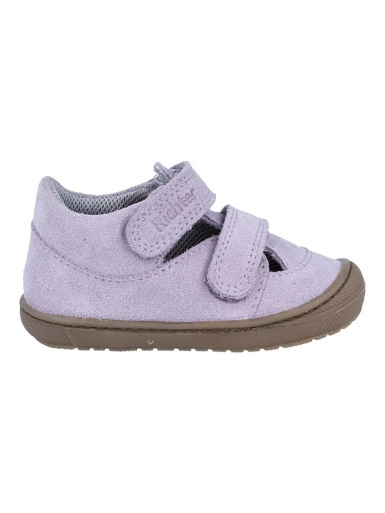 Zdjęcie produktu Richter Shoes Skórzane półsandały "Maxi" w kolorze fioletowym rozmiar: 26