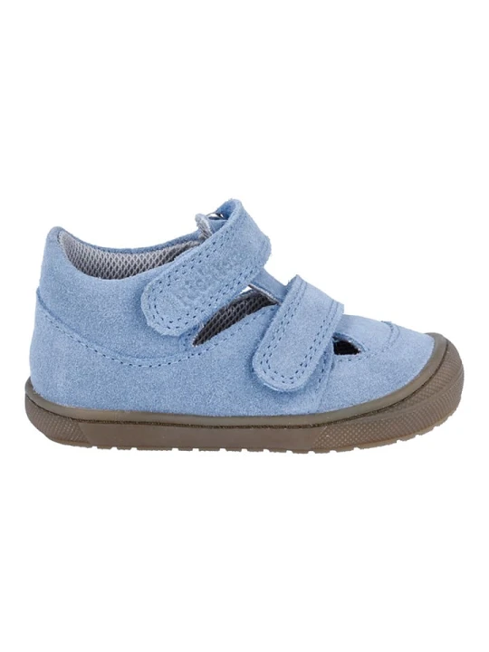 Zdjęcie produktu Richter Shoes Skórzane półsandały "Maxi" w kolorze niebieskim rozmiar: 23