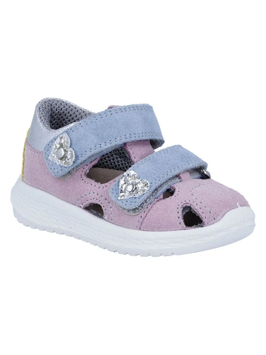 Zdjęcie produktu Richter Shoes Skórzane półsandały "Timmy" w kolorze jasnoróżowym rozmiar: 26