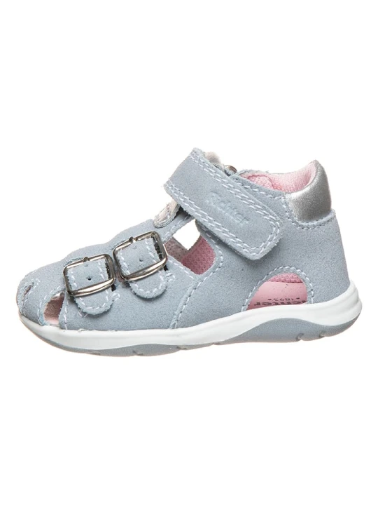 Zdjęcie produktu Richter Shoes Skórzane półsandały w kolorze błękitnym rozmiar: 26