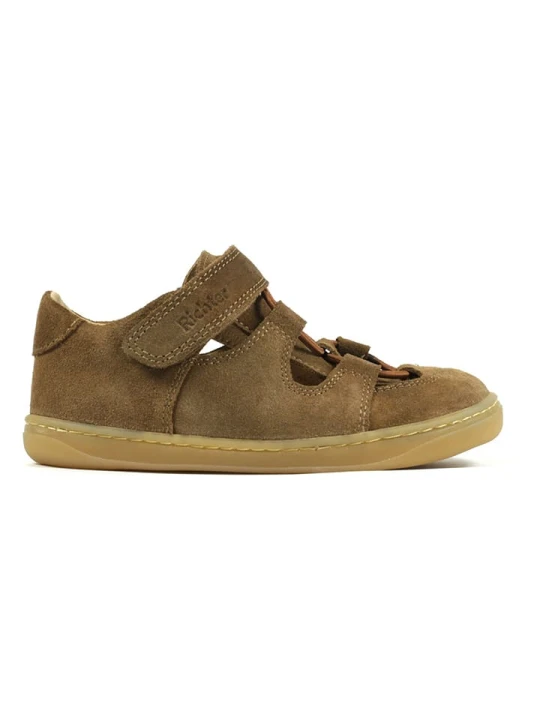 Zdjęcie produktu Richter Shoes Skórzane półsandały w kolorze jasnobrązowym rozmiar: 33