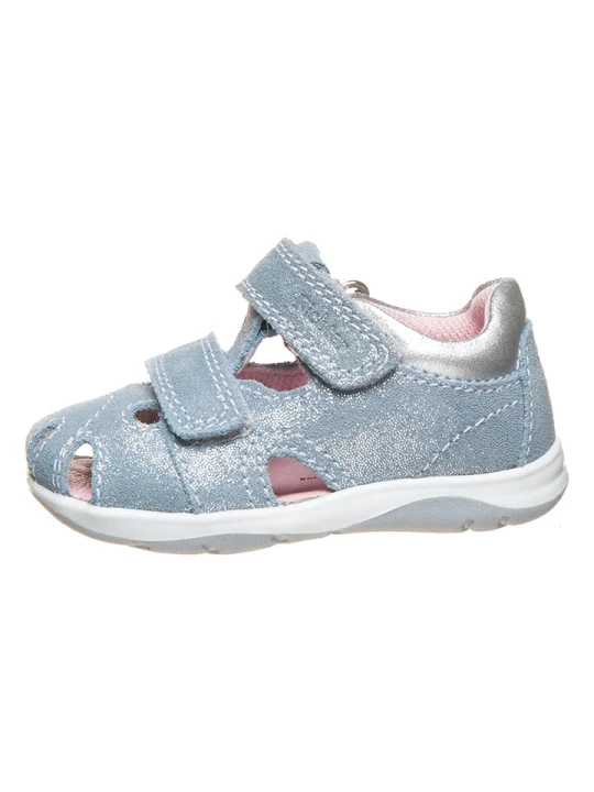 Zdjęcie produktu Richter Shoes Skórzane półsandały w kolorze niebieskim rozmiar: 30