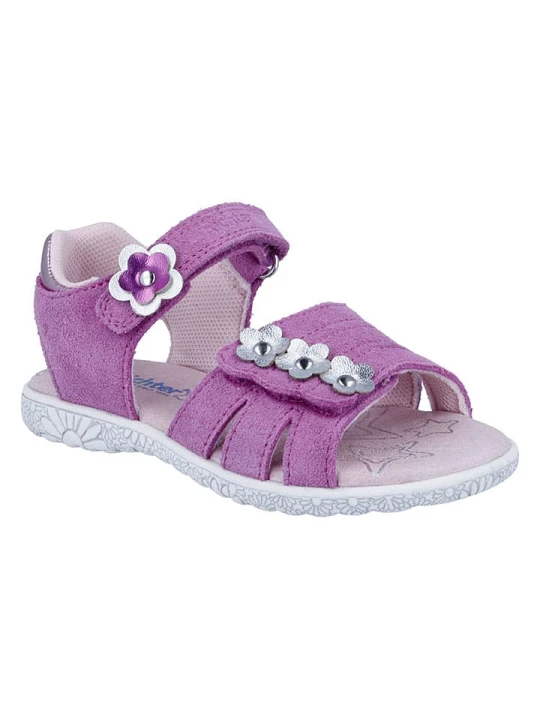 Zdjęcie produktu Richter Shoes Skórzane sandały "Sole" w kolorze fioletowym rozmiar: 32