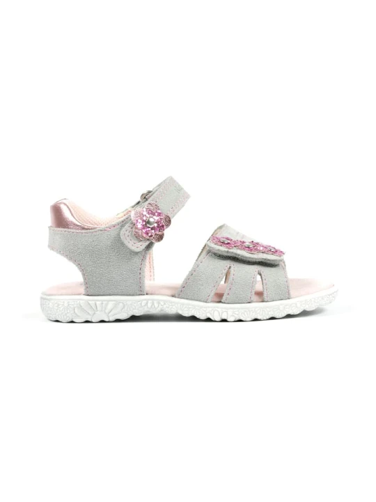 Zdjęcie produktu Richter Shoes Skórzane sandały w kolorze szarym rozmiar: 25