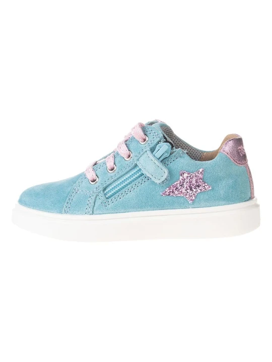 Zdjęcie produktu Richter Shoes Skórzane sneakersy "Flora" w kolorze błękitnym rozmiar: 27