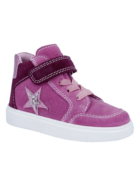 Zdjęcie produktu Richter Shoes Skórzane sneakersy "Flora" w kolorze różowym rozmiar: 32