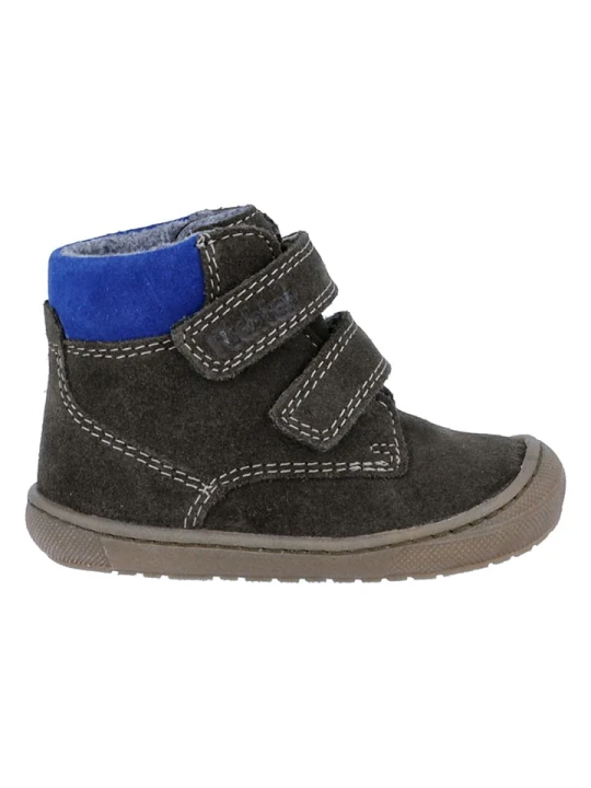 Zdjęcie produktu Richter Shoes Skórzane sneakersy "Maxi" w kolorze antracytowo-niebieskim rozmiar: 21