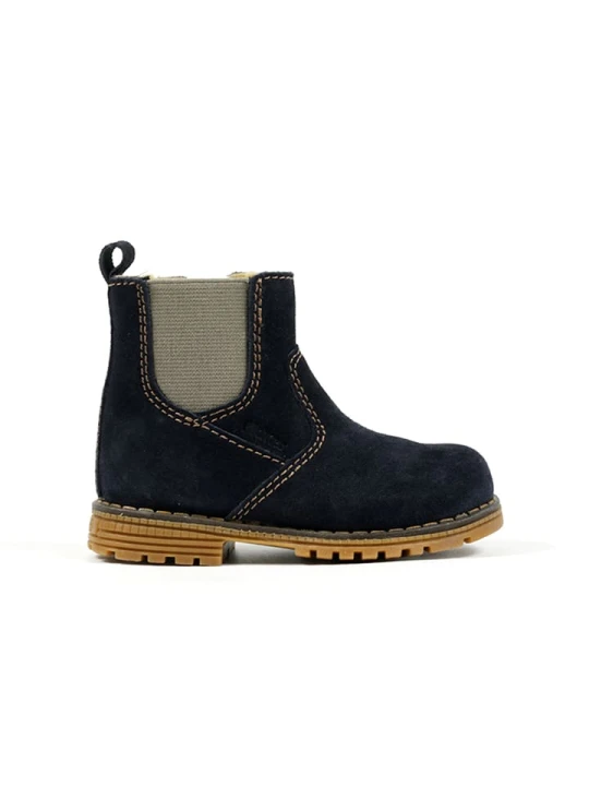 Zdjęcie produktu Richter Shoes Skórzane sztyblety w kolorze granatowym rozmiar: 23