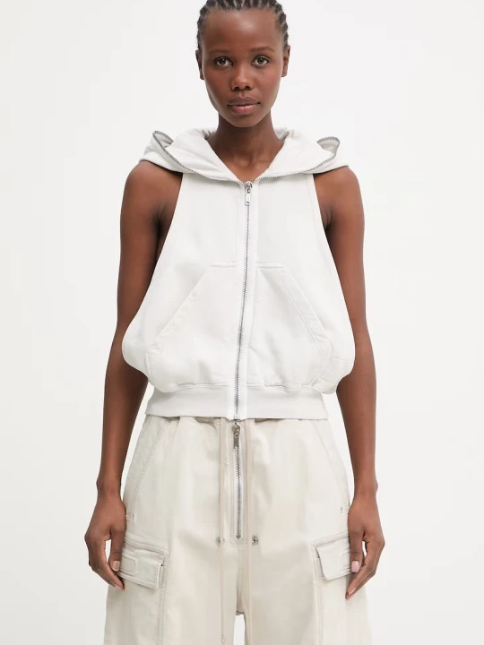 Zdjęcie produktu Rick Owens DRKSHDW Cyclops Gimp bluza bez rękawów bawełniana damska