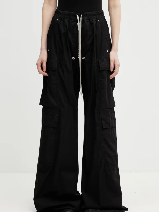 Zdjęcie produktu Rick Owens DRKSHDW Double Cargo Jumbo spodnie bawełniane damskie