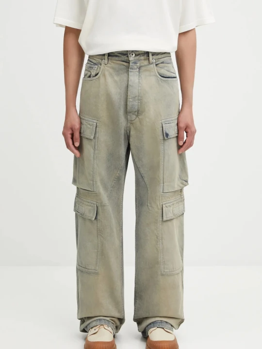 Zdjęcie produktu Rick Owens DRKSHDW jeansy bawełniane Double Cargo