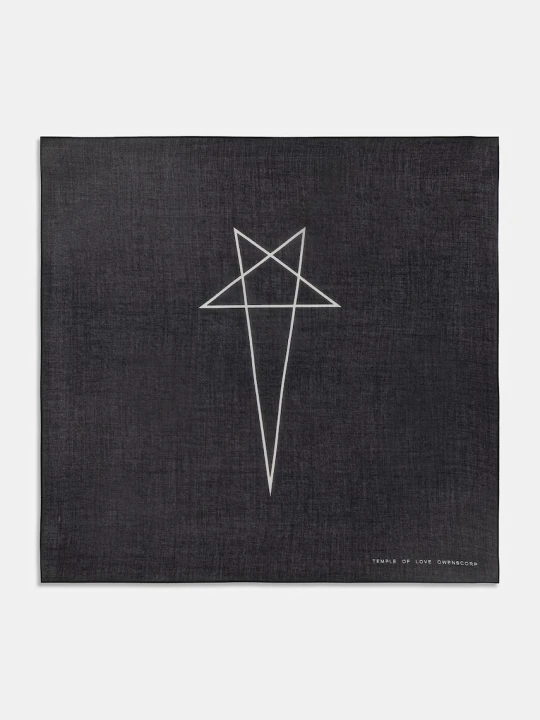 Zdjęcie produktu Rick Owens DRKSHDW Penta apaszka bawełniana