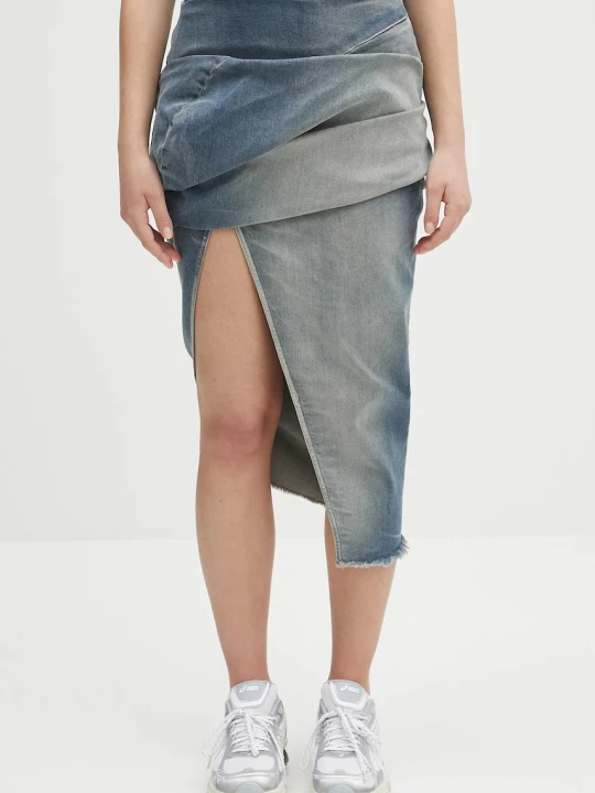 Zdjęcie produktu Rick Owens DRKSHDW spódnica jeansowa Low Twist Skirt