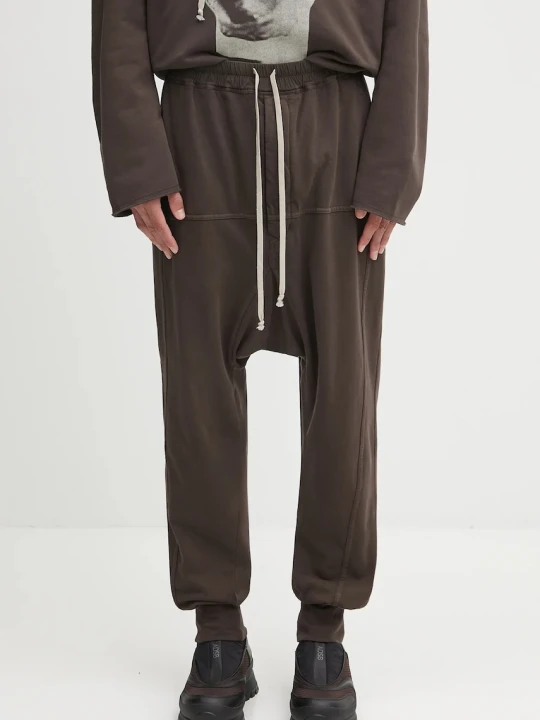 Zdjęcie produktu Rick Owens DRKSHDW spodnie dresowe bawełniane Prisoner Drawstring