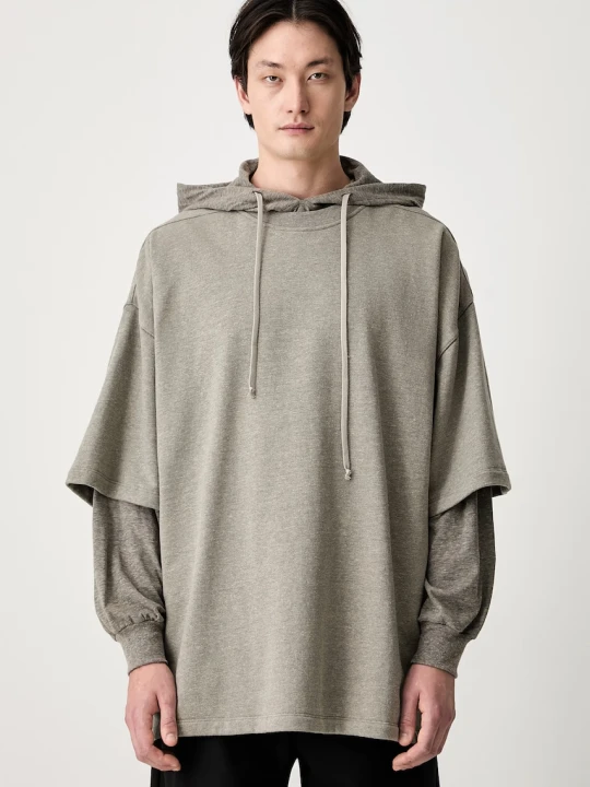 Zdjęcie produktu Rick Owens DRKSHDW Tommy Hustler bluza z kapturem z bawełną męska