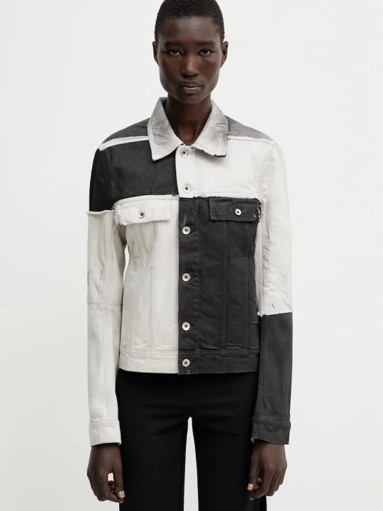 Zdjęcie produktu Rick Owens DRKSHDW Trucker krótka kurtka damska bawełniana