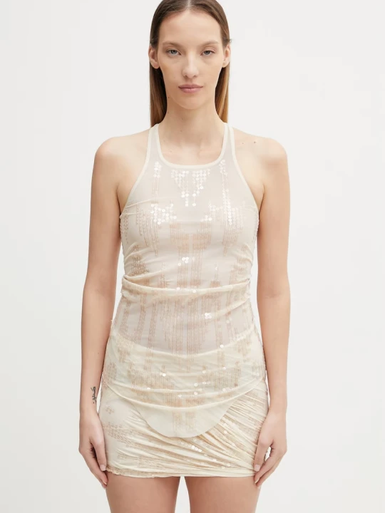Zdjęcie produktu Rick Owens Lilies Basic bluzka na ramiączkach damska cekinowa