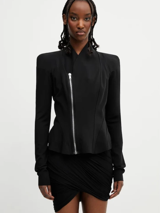 Zdjęcie produktu Rick Owens Lilies bluza rozpinana damska Princess czarny