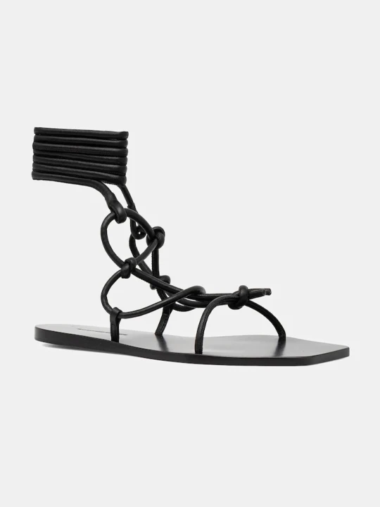 Zdjęcie produktu Rick Owens Lilies sandały skórzane Penta czarny