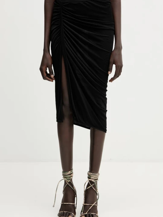Zdjęcie produktu Rick Owens Lilies spódnica asymetryczna z wiskozy