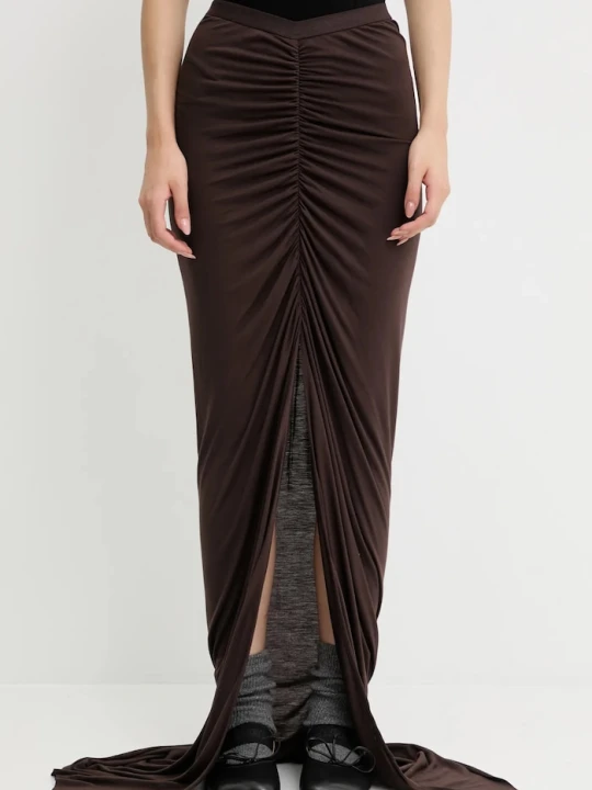 Zdjęcie produktu Rick Owens Lilies spódnica Poppy brązowy