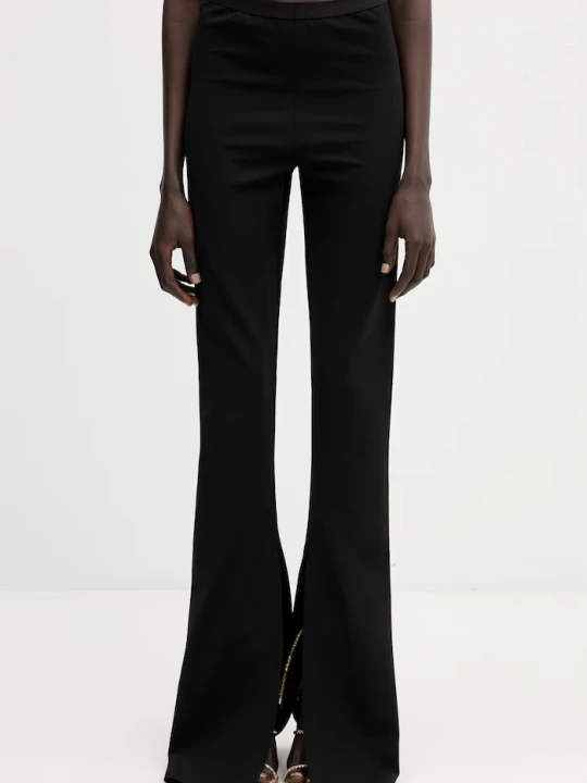 Zdjęcie produktu Rick Owens Lilies spodnie damskie z wiskozą Carmen czarny