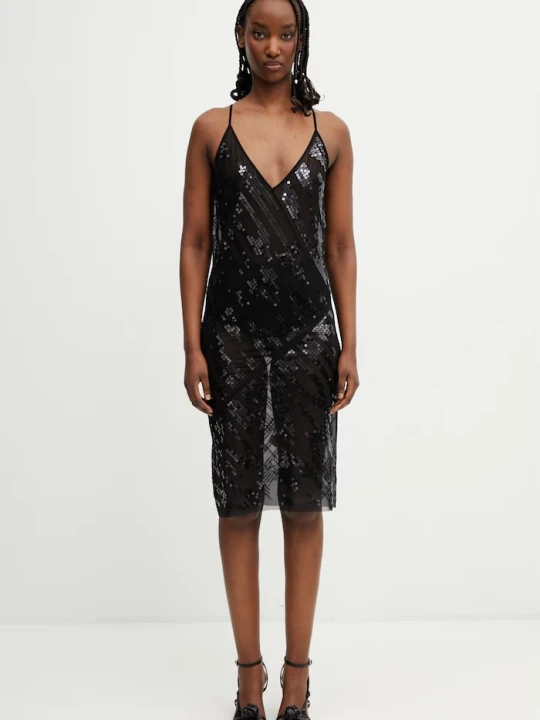 Zdjęcie produktu Rick Owens Lilies sukienka bieliźniana czarny