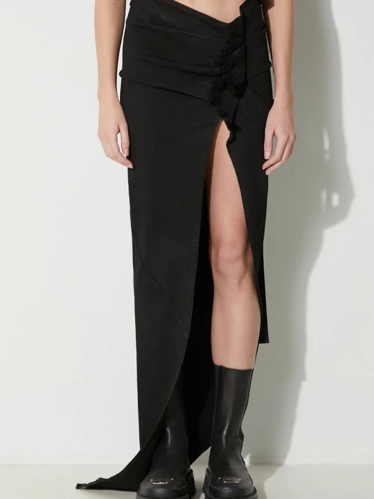 Zdjęcie produktu Rick Owens DRKSHDW Rick Owens spódnica jeansowa Denim Skirt Edfu Skirt Long