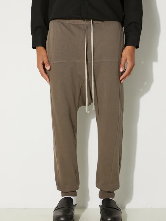 Zdjęcie produktu Rick Owens DRKSHDW Rick Owens spodnie dresowe bawełniane Prisoner Drawstring