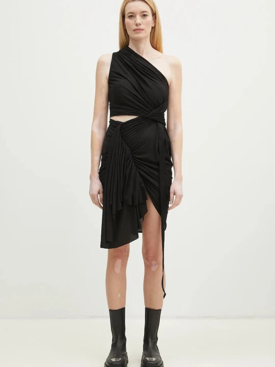 Zdjęcie produktu Rick Owens DRKSHDW Rick Owens sukienka bawełniana Fog